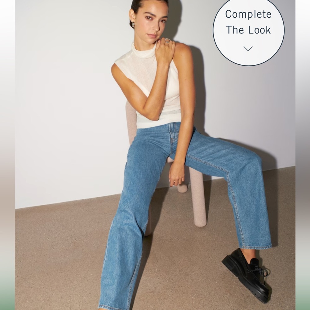 Abercrombie High Rise Taper Jean